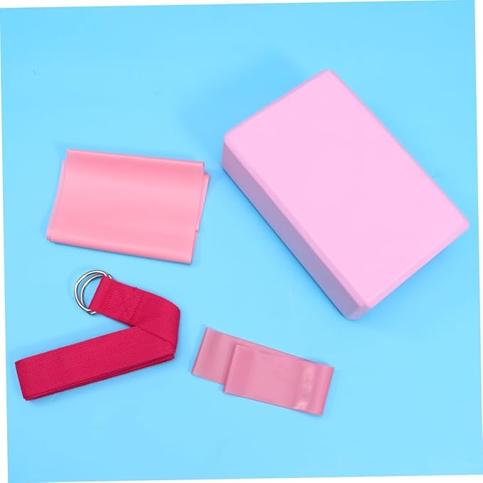 Yoga Fitness Yoga Mat Straps Women Meditation Accessories Kit Brick Latex Towel Stretch Band Resistance Ring