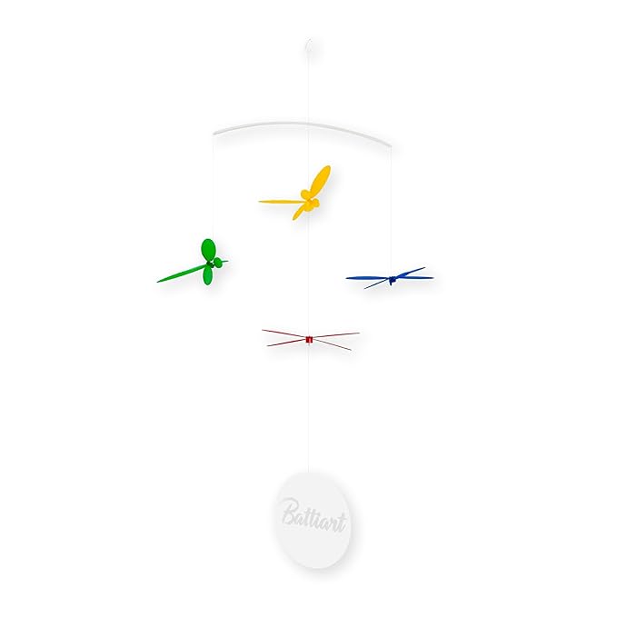 Dragonfly Mobile | Modern Nursery Decor | Custom Color Hanging Art