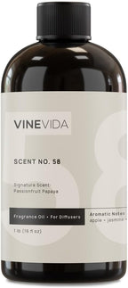 VINEVIDA [16 Fl Oz] Passionfruit Papaya Fragrance Oil for Cold Air Diffusers, Essential Oils for Diffuser Oil Refill & Air Freshener Room Spray
