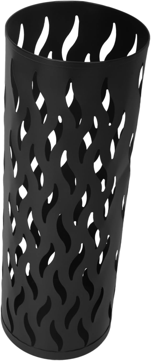 Sosoport Metal Round Umbrella Stand Rack Stylish Umbrella Holder for Indoor Outdoor Use Elegant Design for Entryway Living Room Patio Office Versatile Umbrella Storage