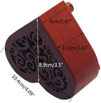 Pursuestar Fur Elise Wind Up Music Box, Heart Shaped Vintage Wood Carved Mechanism Musical Gift for Lover Girlfriend Wife Husband Valentine's Day Mother's Day Christmas Anniversary