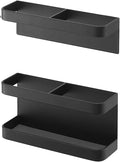 Umbrella Stand Holder Indoor, Magnetic Space Saving Umbrella Stand No Punching, Durable Height Adjusting Wall Mounted Umbrella Holder Rack for Hotel Hallway for Home Office(Black)