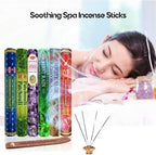 HEM Assorted Hexa Incense Sticks – Pack of 6 Fragrance Sticks (Each Tube Contains 20 Sticks) – Long-Lasting Aromatherapy for Meditation, Relaxation, Yoga, and Home Fragrance
