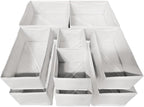 Drawer Organizer Clothes,12Pcs Dresser Drawer Organizers Foldable Closet Organization and Storage Dividers for Clothing,Underwear, Sock, Baby Closet Organizer (White)