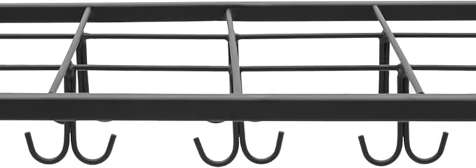 Umbrella Holder Stand,Metal Umbrella Holder Stand with Removable Drip Tray,Industrial Free Standing Umbrella Rack Organizer for Entryway Home Office Patio Decor,18 Slots 20 Hooks