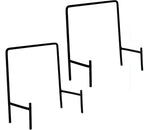 Metal Display Stand - Great for Displaying Plates, Servers, Plaques, and Art Creations (Modern, Large Stand - 1-Pack)