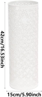 DUDOK Indoor Umbrella Holder, Modern Umbrella Stands, Metal Round Umbrella Bucket, Decorative Umbrella Holder, Umbrella Stand Indoor, Umbrella Holder Stands for Porch, Apartment, Offices Entrance, H