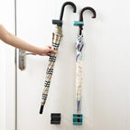 PRETYZOOM Wall-Mounted Umbrella Rack with Detachable Drip Tray Creative Umbrella Holder Shelf for Entryway Bathroom Kitchen Neat Storage Organizer
