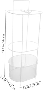 Freestanding Metal Umbrella Stand Removable Water Tray Large Umbrella Holder for Entryway Home and Office Use