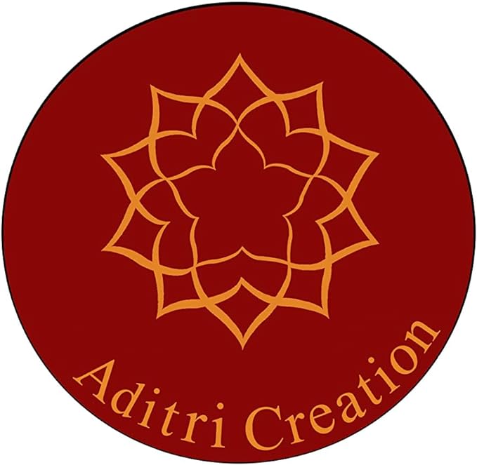 Aditri Creation Decorative Peacock Brass Thali Plate Brass Thali Prasad Plate for Pooja Utensils Indian Traditional Festival Housewarming Decorations and Home Decor(Size:- 6")(Golden)