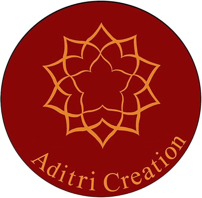 Aditri Creation Decorative Peacock Brass Thali Plate Brass Thali Prasad Plate for Pooja Utensils Indian Traditional Festival Decorations Housewarming and Home Decor(Size:- 7")(Golden)