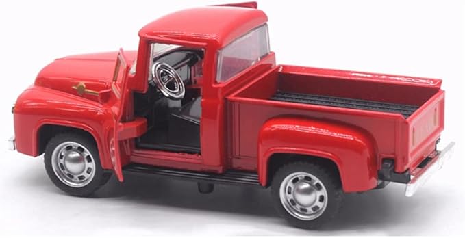 Smaroll Vintage Truck Decor,Pickup Metal Vehicle for Farmhouse Mini Trucks Adornment Home/Table/Desk Xmas Ornaments Festivals Truck Valentine's Day Christmas Decorations
