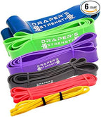 Draper's Strength Heavy Duty Resistance Stretch Loop Bands for Powerlifting Workout Exercise and Assisted Pull Ups