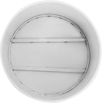 Round Display Pedestal Stand, Event Decor Display Plinth Stands, Bridal Shop Cylinder Plinth Raiser Table, Party Event Decor Circle Pedestal Stand for Boutiques Model Air Conditioner Heightening (White, 19.7*11.8in)