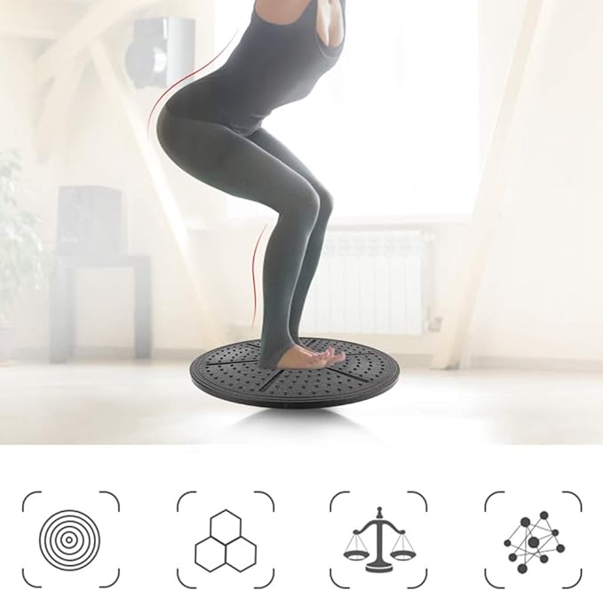 Labyrinth Wobble Board Yoga Training Fitness Balance Board Balance Wobble Exercise Stability Disc