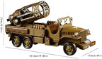 Metal Classic Truck Car Model - Retro Truck Model Vehicle Model Decorative Collectible for Home Office Decor