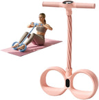 Pedal Resistance Band with Handle,Multifunction Elastic Yoga Resistance Band Stretching Pedal Puller for Full Body Workout Arm/Leg Stretching Slimming Training