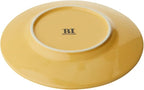 Boston International Embossed Stoneware Plate, 8-Inch Diameter, Honeycomb