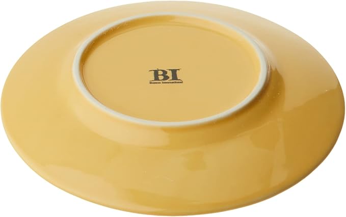 Boston International Embossed Stoneware Plate, 8-Inch Diameter, Honeycomb