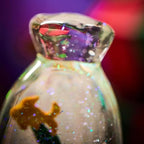 Unique Goldfish Aquarium Snow Globe with Gift Wrapped Box - Decorative Glass Ball with Glitter Water Effect, Ideal for Housewarming & Birthday Gifts, Miniature Tabletop Decor