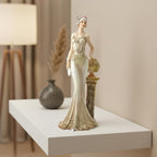 Comfy Hour 13" Victorian Style Lady Figurine, Elegant Vintage Woman Statue for Home Decor, Hand-Painted Polyresin Sculpture, Antique Art Collectible Gift for Living Room, Bedroom & Shelf