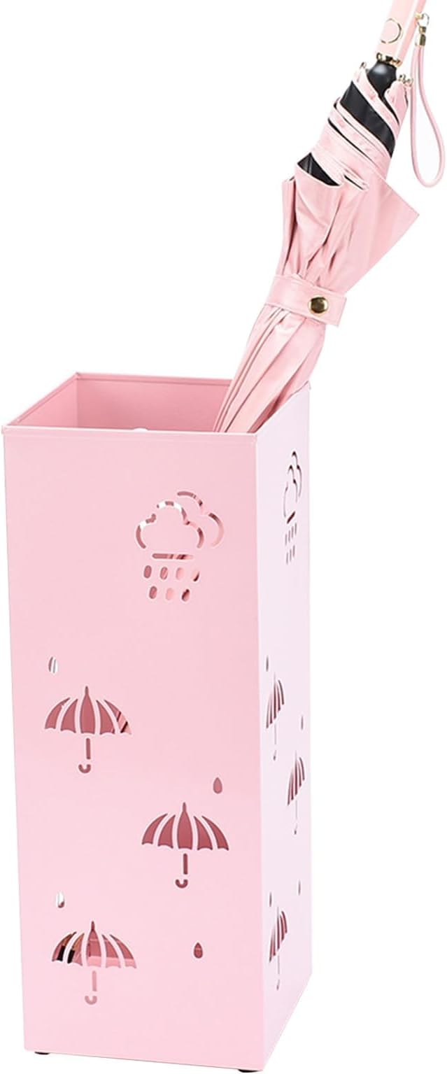 Stylish Space-Saving Umbrella Stand | Stainless Steel Entryway Umbrella Holder | Geometric Design for Long, Folding, and Walking Umbrellas