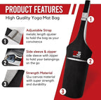 Yoga & Fitness Kit - Non-Slip 6mm Mat, Durable Resistance Tools, Premium Jump Rope, Adjustable Bag, Thigh Trainer | Home Workout & Pilates Essentials for Beginners