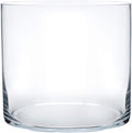 Royal Imports Flower Glass Vase Decorative Centerpiece for Home or Wedding - Cylinder Shape (8" Wide x 8" Tall, Clear)