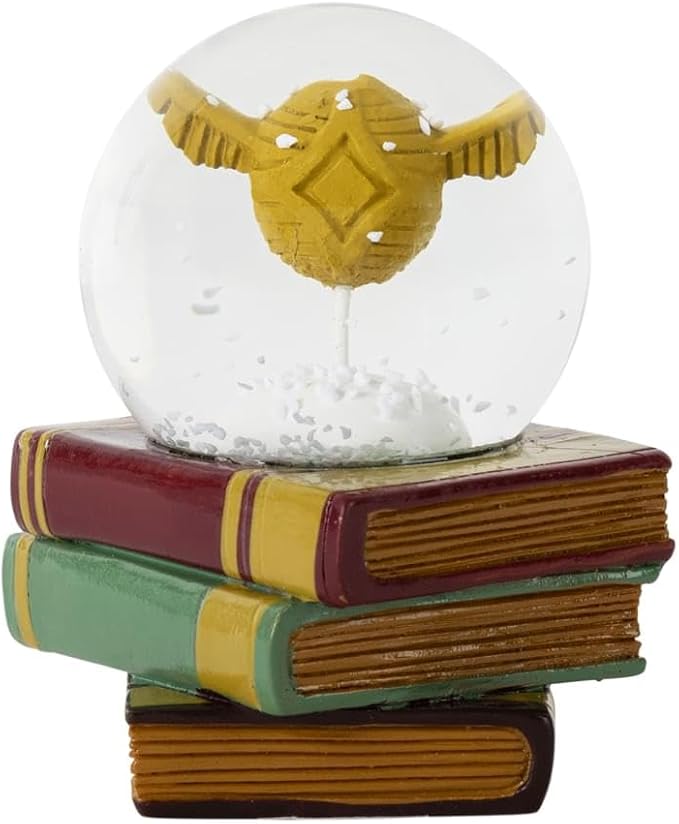 Harry Potter Golden Snitch Mini Snow Globe with Swirling White Flakes | Collectible Keepsake Display | 3 Inches Tall