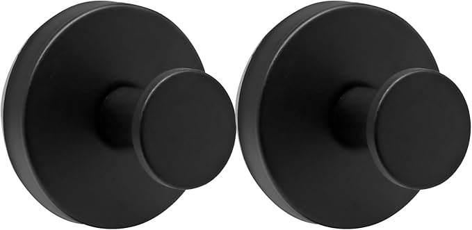 Zorfeter 2 PCS Suction Cup Wreath Hanger, Waterproof Suction Cup Hooks Hanging 15 Lbs Wreath Holder, Strong Hold Suction Hooks for Front Door/Windows/Glass(Black)