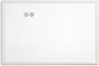 U Brands Farmhouse Board, Dry Erase White Board with White Frame, Office Supplies, Includes Magnets, 20” x 30” (2993U00-04)