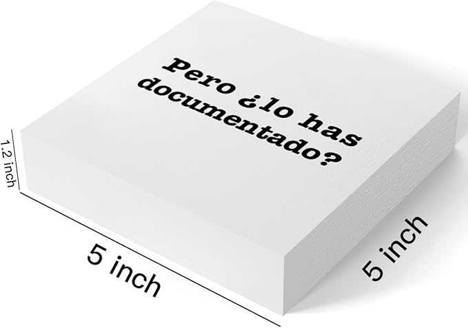 mmiishe Spanish But Did You Document It Wooden Box Sign The Office Gifts Boss Day Gifts for Him Funny Office Boss Gifts for Women Coworkers Decorations for Home Office Desk 5 x 5 Inches