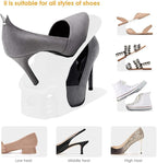 Soerreo Shoe Slot Storage Box Adjustable Shoe Rack Save Space Suitable for High Low Heels, Sneakers and Sandals (20 Piece Set,White)