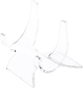 Plymor Clear Acrylic Double-Scoop Display Easel, 1.75" H x 1.75" W x 1.75" D