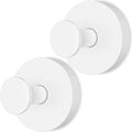 White Wreath Door Hanger, 22 LB Heavy Duty Suction Cup Wreath Hooks for Fall Halloween Christmas Decorations, Strong Removable Wreath Hanger, Garland Hangers for Door Frame Window Glass Indoor Outdoor
