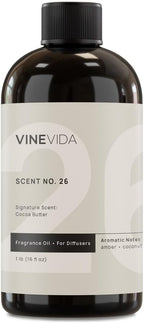 VINEVIDA [16 Fl Oz] Cocoa Butter Fragrance Oil for Cold Air Diffusers, Essential Oils for Diffuser Oil Refill & Air Freshener Room Spray