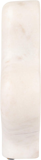 Decorative Abstract Marble Sculptures, Set of 2 Styles, White