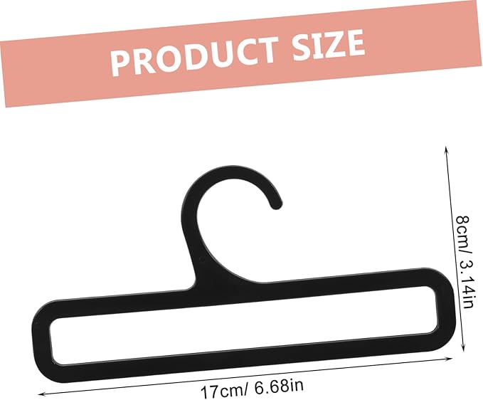 10Pcs Scarf Hanger Organizer Versatile Plastic Belt and Tie Storage Rack for Closet Stylish Scarf Holder for Scarves Ties and Belts Home and Retail Use
