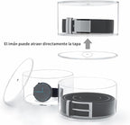 NIUBEE Belt Organizer, Acrylic 5 Layers Belt Case Storage Holder and Display for Accessories like Jewelry,Watch,Bracelets