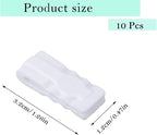 10 Pack Vacuum Storage Bags Sealing Clip Reusable Zipper Labor Saver Sliding Grip for Bags Space Saving Clothes Bedding and Food Preservation
