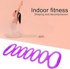 7 Ring Stretch Resistance Exercise Band, Workout Bands Yoga Stretching for Home Fitness, Foot, Leg and Arm Exerciser Stretch Band, Center Workout Walking Exercise