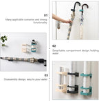 PRETYZOOM Easy Install Pp Umbrella Stand Base Multi-use Wall Hanging Umbrella Rack Storage