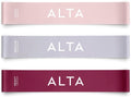 ALTA Mini Loop Bands for Exercise - Premium Durable Latex - Small Resistance Bands for Women, Booty Bands for Working Out, Leg Stretch Loops for Physical Therapy, Pilates Exercise Mini Bands Set