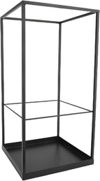 Umbrella Holder for Indoor Entryway, Large Metal Umbrella Stand with Removable Water Tray and Hooks, Umbrella Rack Storage for Home, Office, Hotel