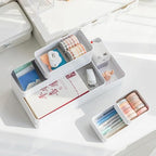 RAUVOLFIA Plastic Drawer Organizers Set, 3-Size Versatile Bathroom and Vanity Drawer Organizer Trays, Storage Bins for Makeup, Bedroom, Kitchen Gadgets Utensils and Office
