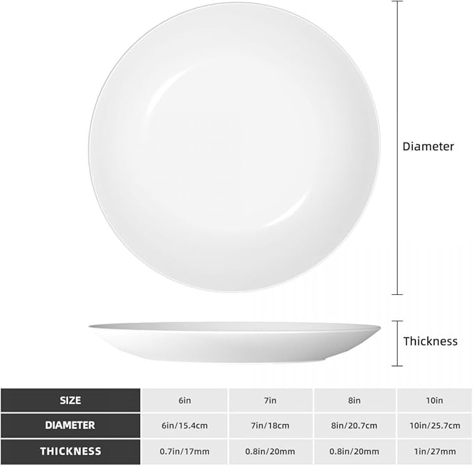 AKAISOEDN Custom Bone China Decorative Plate with Picture Logo Text Personalized DIY Photo Ceramic Dinner Plates with Display Stand Living Room Kitchen Office Decoration, White, 10in