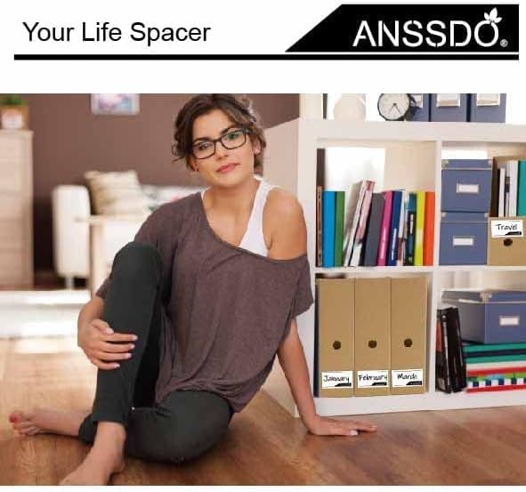 ANSSDO 6 Pack Brown Cardboard Magazine Holder Premium Kraft Magazine File Holder Magazine Organizer, Magazine Storage Box, Large Volume Magazine File Organizer as Book Bins or Folder Holder for Desk