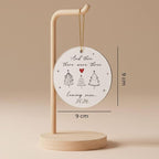 Baby Coming Soon 2026, Baby Announcement Christmas Ornament for New Parents, Expecting Couple, Promoted to Grandparents Gift, Baby Reveal Keepsake Decor (Three Tree)