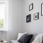 10 x10 Picture Frame Set of 5, Black Wooden Frame 10 x10 Square Wall Gallery Poster Photo frame with Durable Shatter Resistant Plexiglass for Wall Hanging best gift