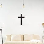 BESPORTBLE 2pcs Wooden Cross Wall Decor for Home, Weddings, Parties, Christian Religious Meditation, Spiritual Wall Cross for Churches and Prayer Rooms, Black